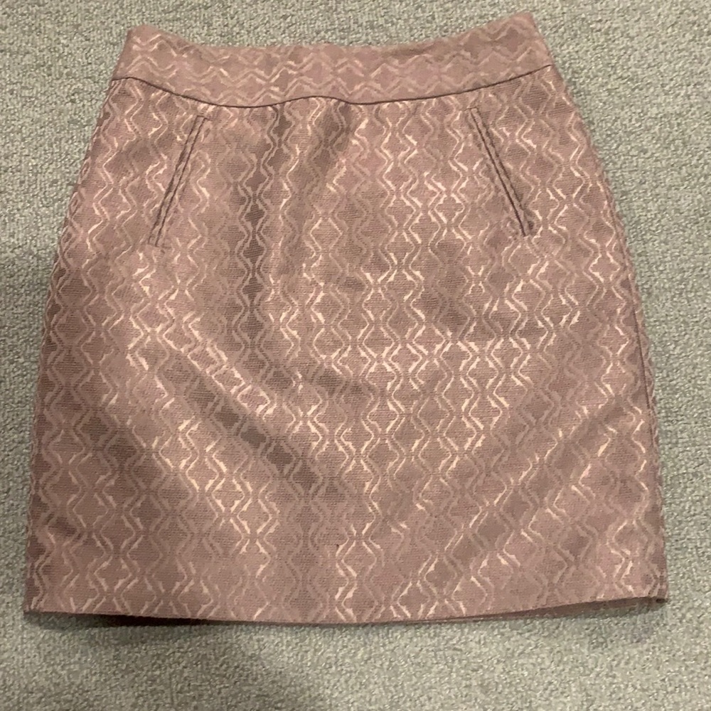 Tan MIDI Skirt Loft
